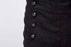 Men's Gothic Vampire Slim-Fit Trousers – Ornate Buttons