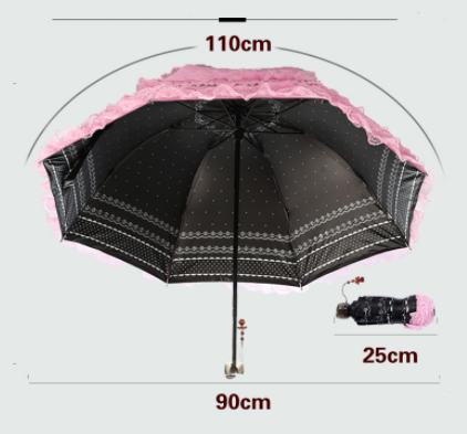 Gothic Lace Decorative Parasol – 7 Colours
