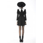 Women's Bat Collar Gothic Dress – S–XXL