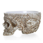 Ancient Skull Resin Plant Pot / Trinket Dish