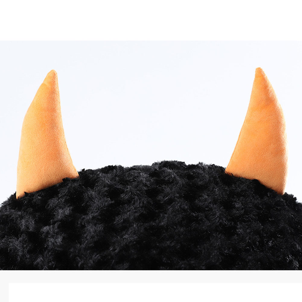 Black & Orange Bat House Pet Bed – 43 cm