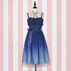 Women's Blue Starry Night Dress – Mini or Maxi, S–L