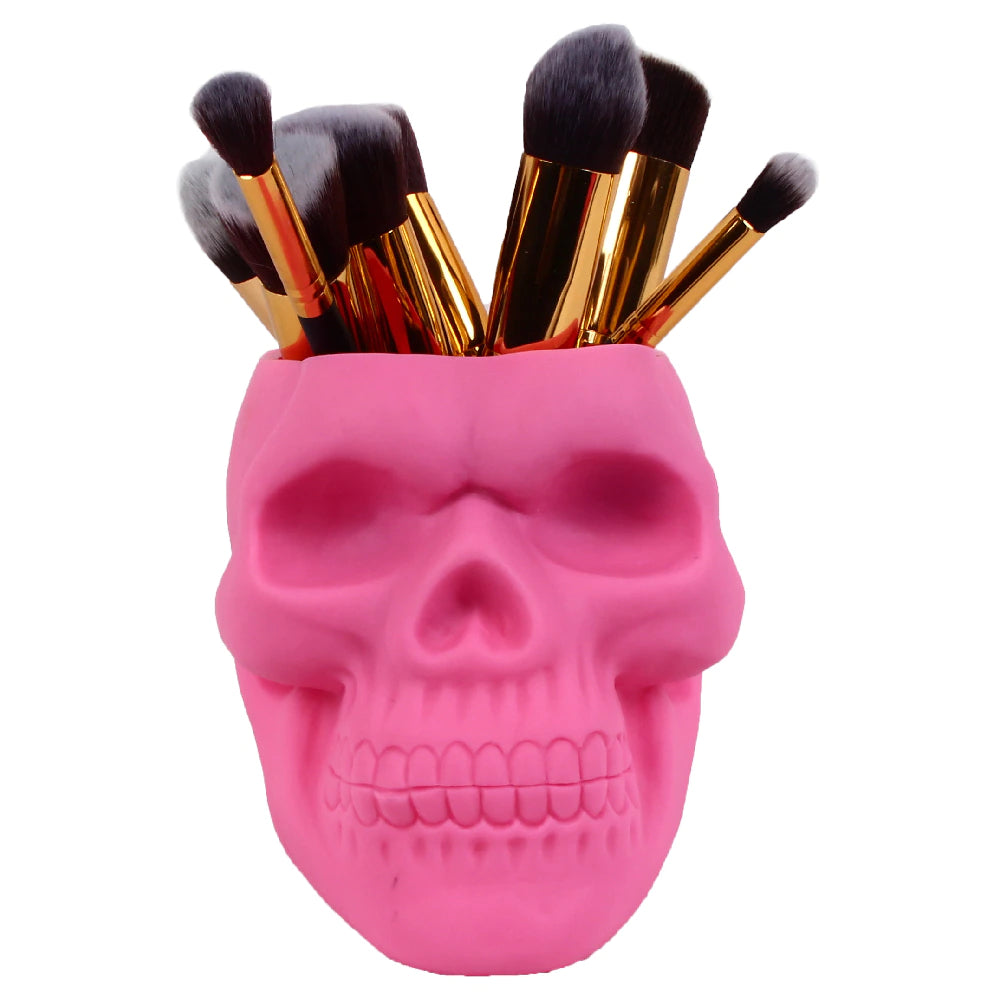 Matte Skull Storage Jar / Plant Pot