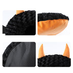 Black & Orange Bat House Pet Bed – 43 cm