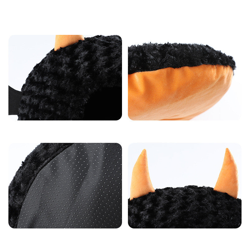 Black & Orange Bat House Pet Bed – 43 cm
