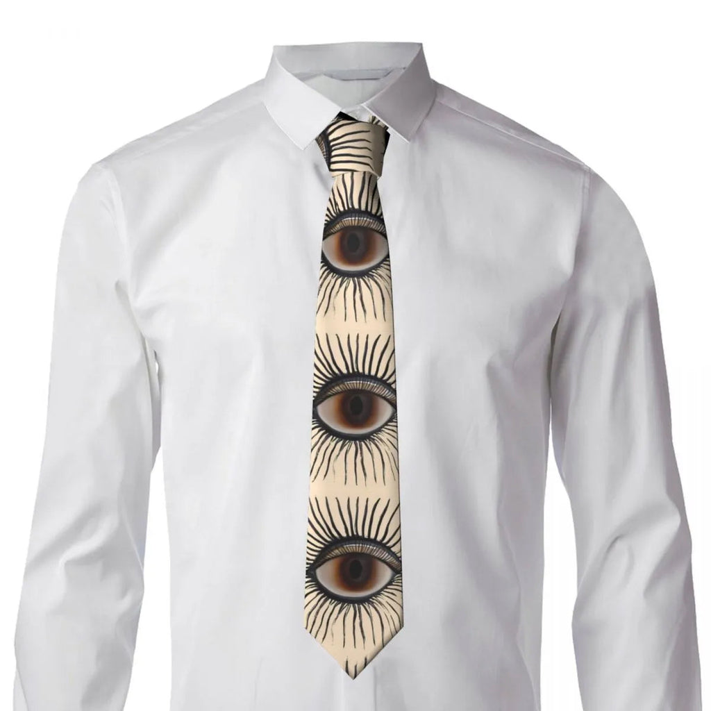 Men's White Alternative Tie – 145cm