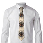 Men's White Alternative Tie – 145cm