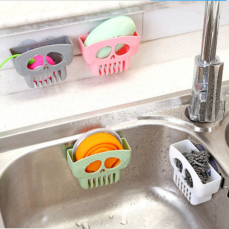 Skull Sink Sponge Holder with Suction Cups