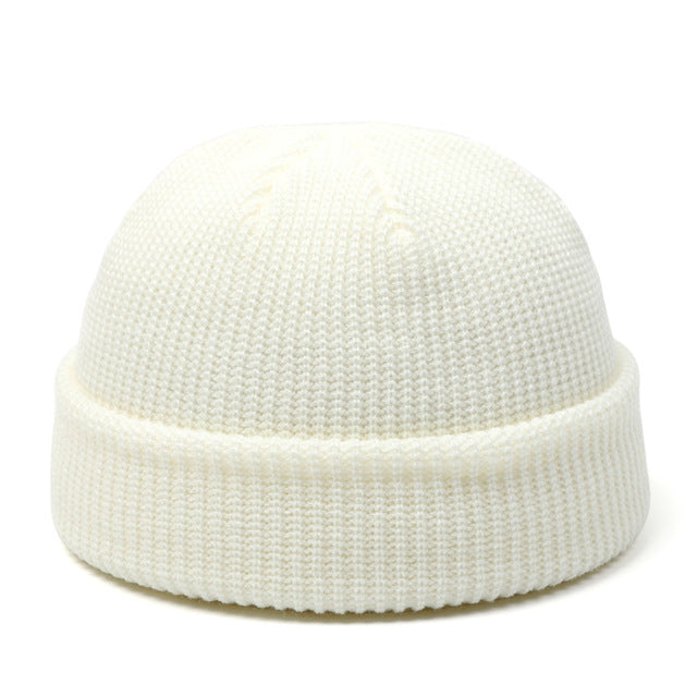 Gothic Fisherman Beanie – Cotton Skullcap, 8 Colours