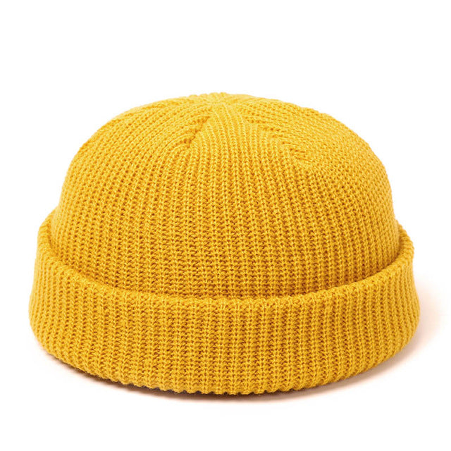 Gothic Fisherman Beanie – Cotton Skullcap, 8 Colours