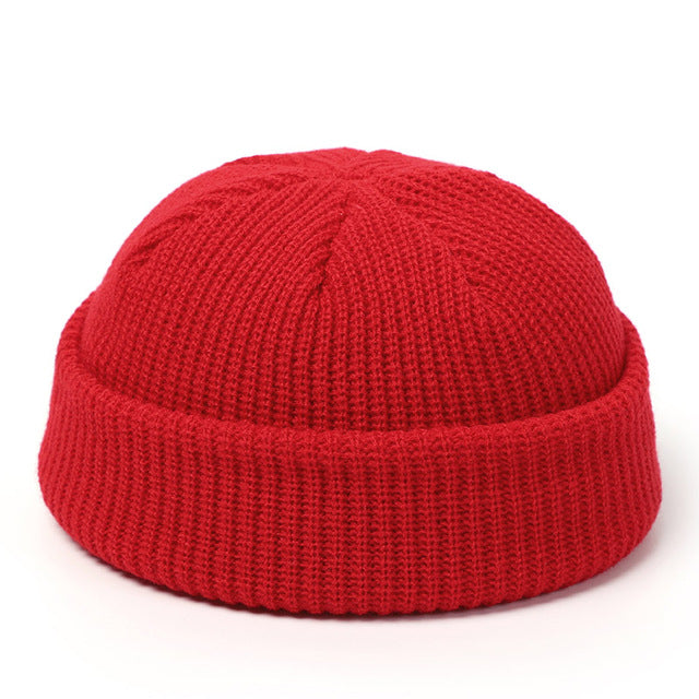 Gothic Fisherman Beanie – Cotton Skullcap, 8 Colours