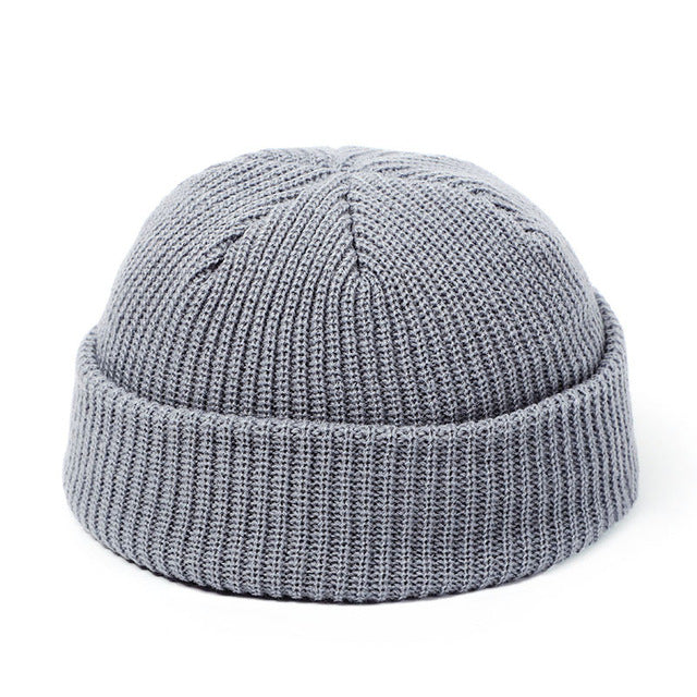 Gothic Fisherman Beanie – Cotton Skullcap, 8 Colours