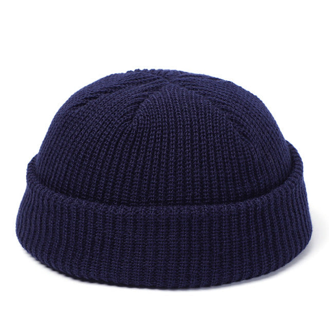 Gothic Fisherman Beanie – Cotton Skullcap, 8 Colours