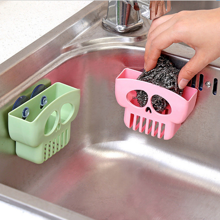 Skull Sink Sponge Holder with Suction Cups