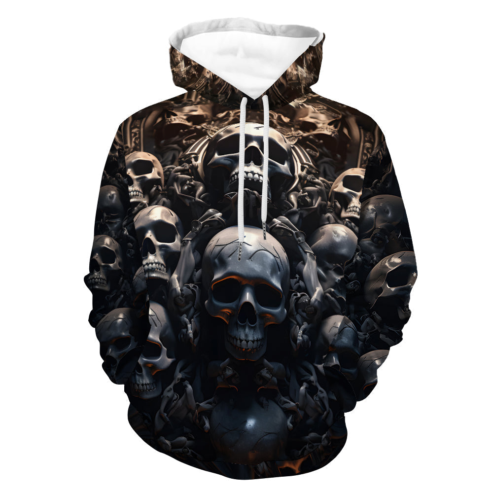 Dark Skull Graphic Hoodie