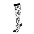 Gothic Skull Knee-High Socks