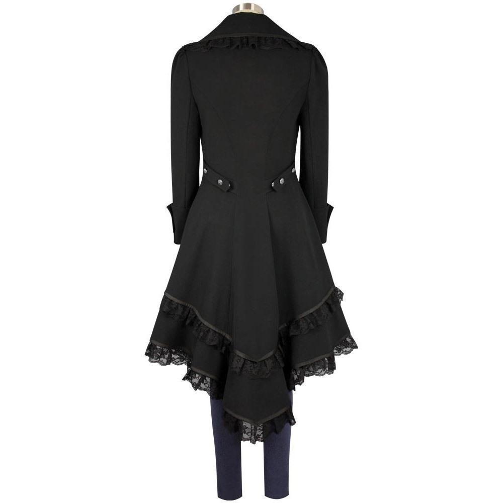 Gothic Punk Style Coat – M–XXL