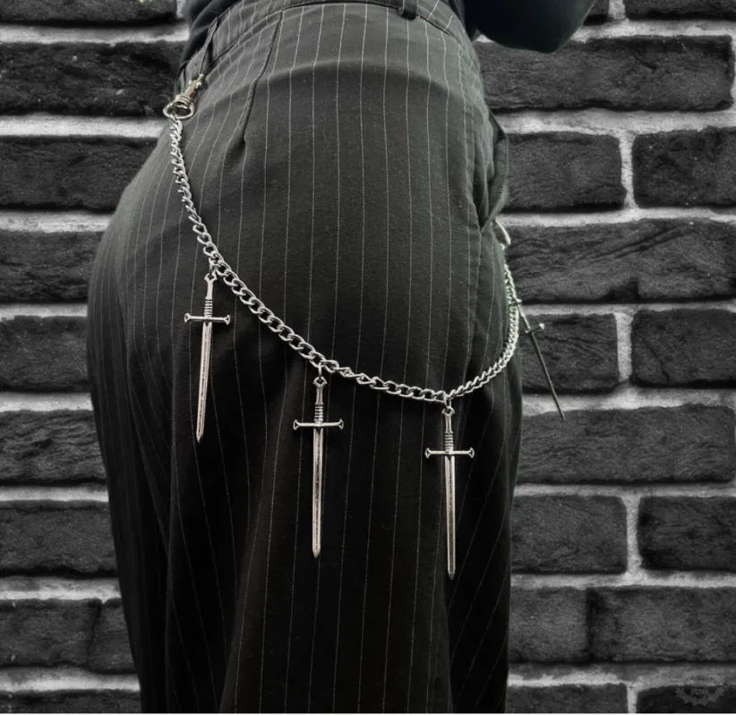Unisex Trouser Chain – Metal