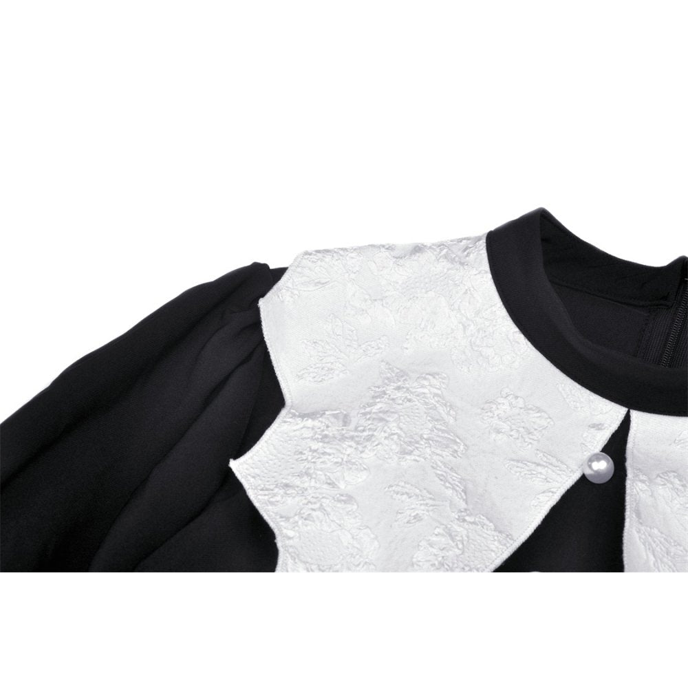 Women's Bat Collar Gothic Dress – S–XXL