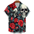 Men's Alternative Hawaiian Skull T-Shirt – Gothic Print