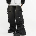 Men's Black Gothic Vintage Jeans – Cotton Blend