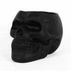 Matte Skull Storage Jar / Plant Pot