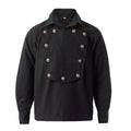 Men's Gothic Western Cowboy Shirt with Bib Front – S–XXL