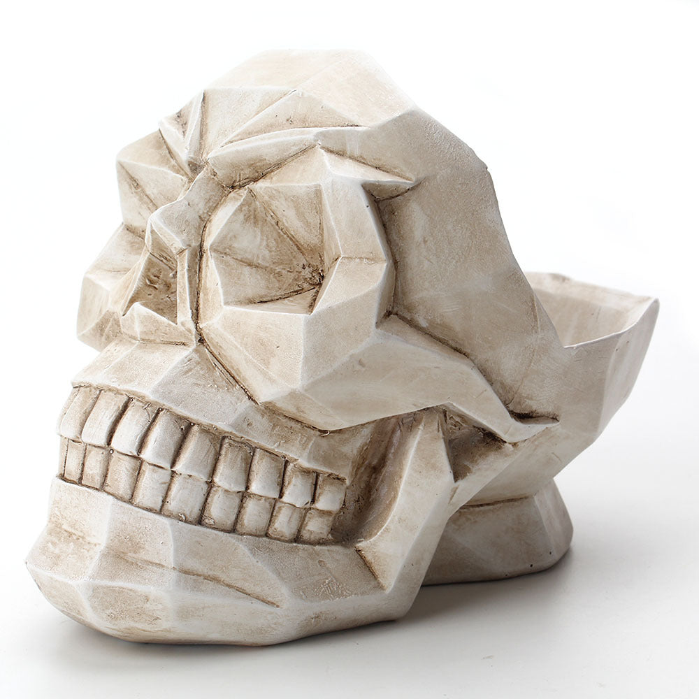 Synth Skull Resin Trinket Dish