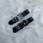 Women's Gothic Choker – Black & Silver