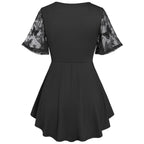 Women's Gothic Butterfly Dress – Black