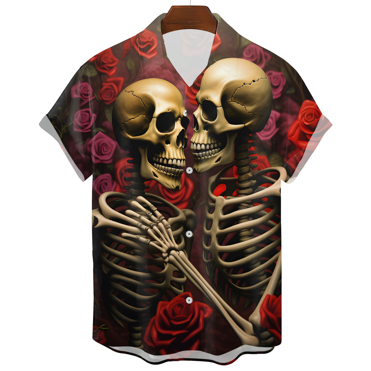 Men's Gothic Skull Summer T-Shirt – Hawaiian Style