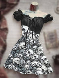 Women's Gothic Boho Dress – Sizes S–5XL