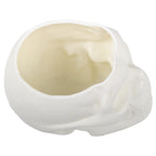Matte Skull Storage Jar / Plant Pot