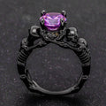 Skeleton Ring – Brass with Cubic Zirconia, 5 Colours