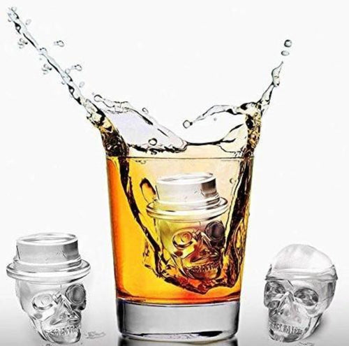 Four-Skull Silicone Ice Mould