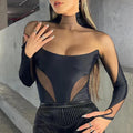 Women's Black Gothic Bodysuit – S–L