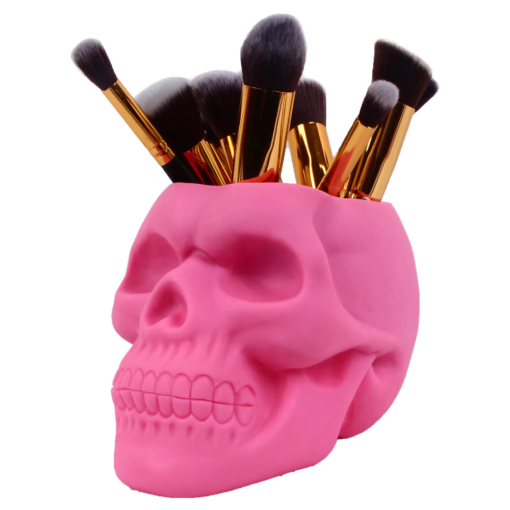 Matte Skull Storage Jar / Plant Pot
