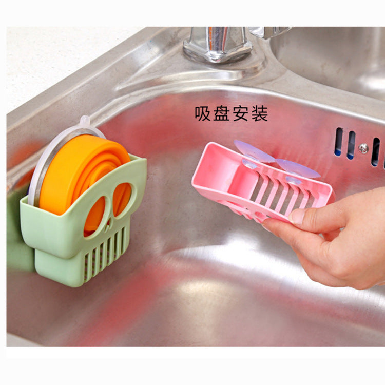 Skull Sink Sponge Holder with Suction Cups