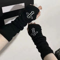 Black Gothic Fingerless Gloves