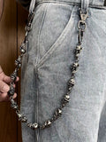 Gothic Skull Wallet Chain – Retro Metal Style