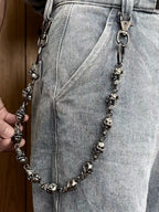 Gothic Skull Wallet Chain – Retro Metal Style