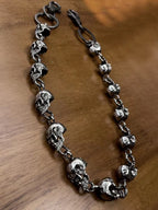 Gothic Skull Wallet Chain – Retro Metal Style