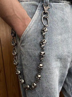 Gothic Skull Wallet Chain – Retro Metal Style