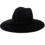 Black Gothic Wide-Brim Witch Hat – 57 & 58cm