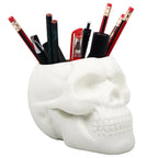 Matte Skull Storage Jar / Plant Pot