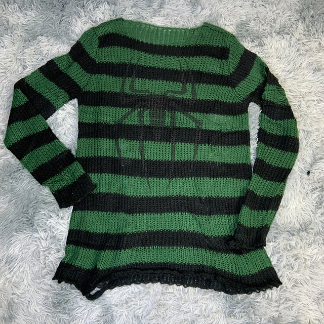 Gothic Spider Sweater – 7 Colours, One Size