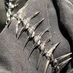 Men's Silver Gothic Metal Bracelet
