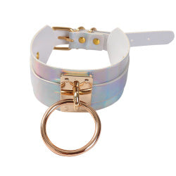 Holographic O-Ring Choker – Adjustable to 40cm