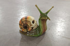 Snail with Skull Shell Resin Ornament
