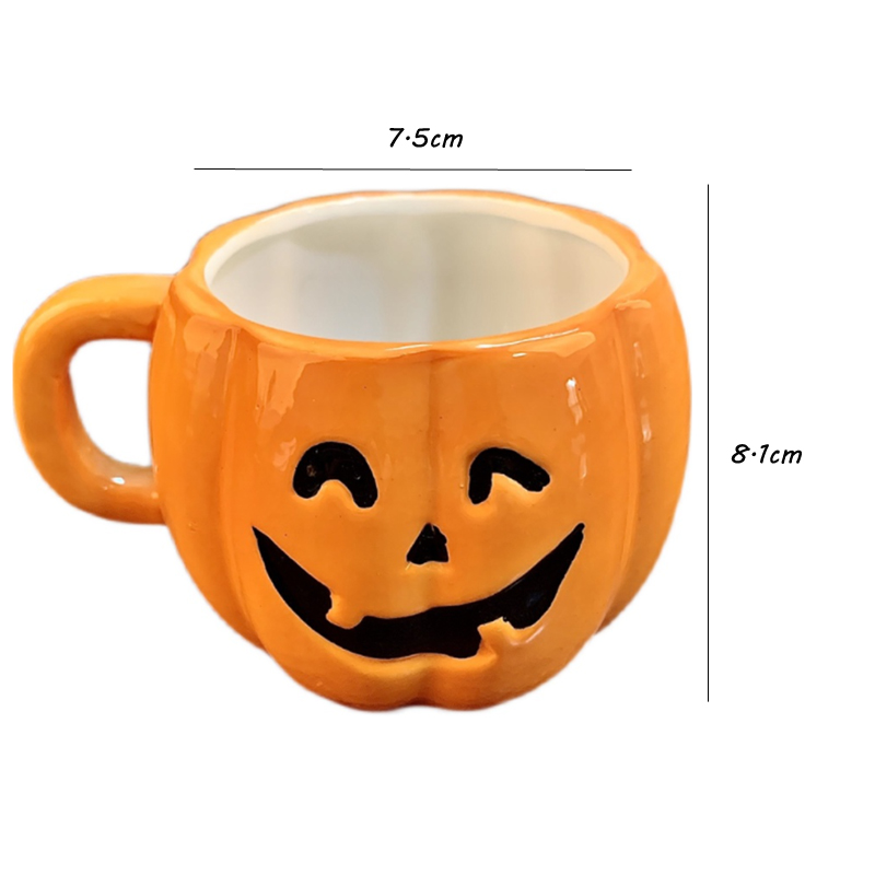 Ceramic Jack-O'-Lantern Mug – 350 ml